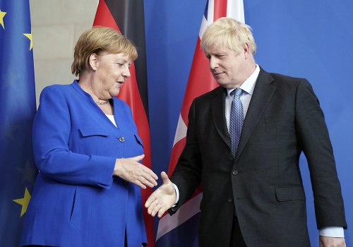 Angela Merkelová a Boris