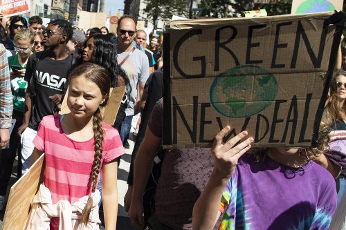 Klimatická aktivistka Thunbergová cíti