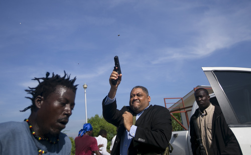 Šialené vyčíňanie haitského senátora: