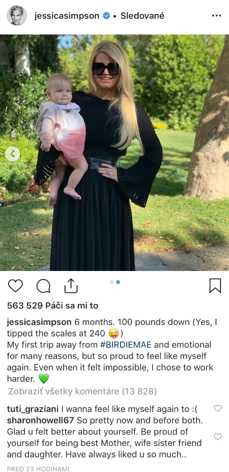 Jessica Simpson so svojou dcérkou. 