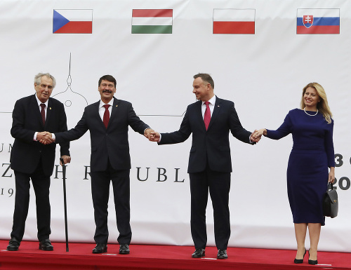Stredajšie stretnutie prezidentov Česka, Maďarska, Poľska a Slovenska