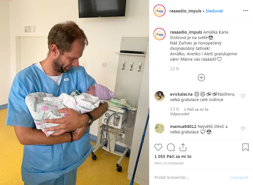 Alešovi Růžičkovi alias Zúrivcovi gratulovali kolegovia z rádia prostredníctvom Instagramu. 