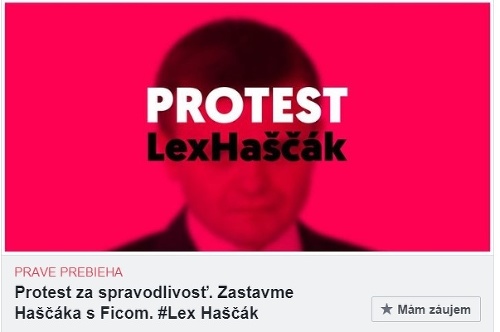 O proteste na sociálnej sieti informoval aj predseda PS Michal Truban