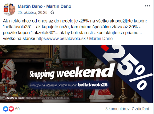Martin Daňo robí reklamu