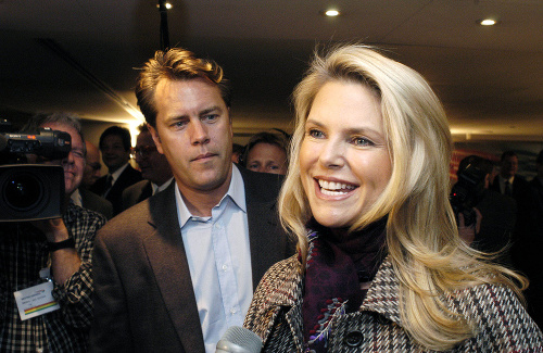 Peter Cook a Christie Brinkley v roku 2003