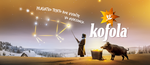 Vianočná reklama na Kofolu.