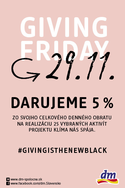 Tento piatok prispejete svojím