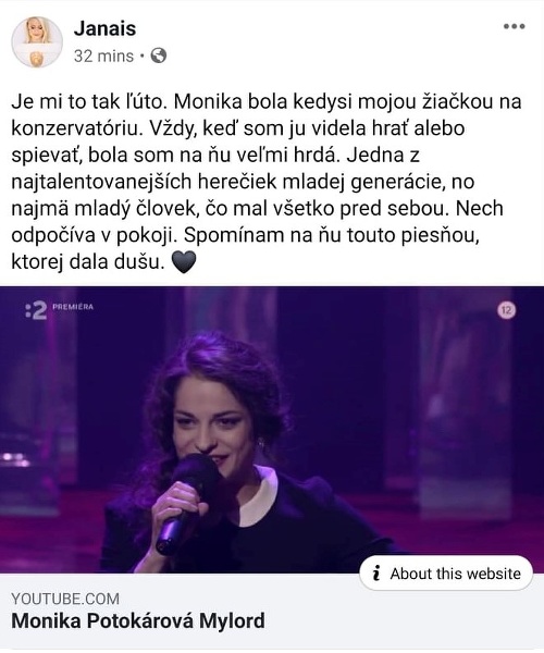 Jana Kothajová alias Janais, speváčka