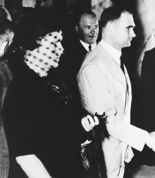 Pröhlová s manželom Rudolfom Hessom