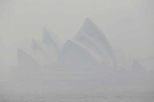 FOTO Sydney pod rúškom