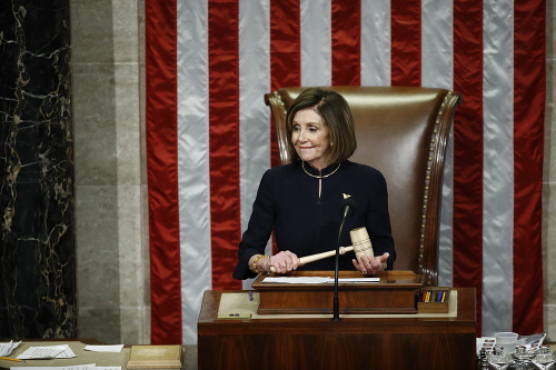Predsedníčka Snemovne reprezentantov USA Nancy Pelosiová