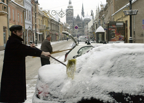 Zima v Košiciach, 18. december 2002.
