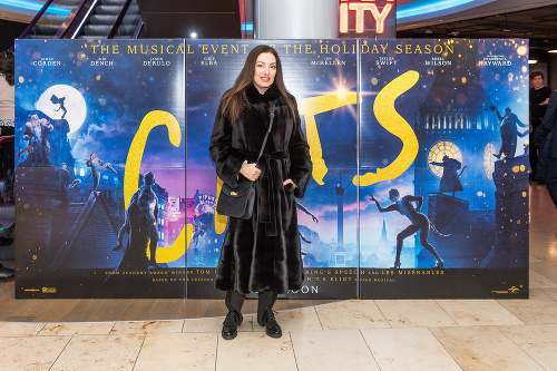 Katka Hasprová na premiére filmového muzikálu Mačky naozaj očarila. 