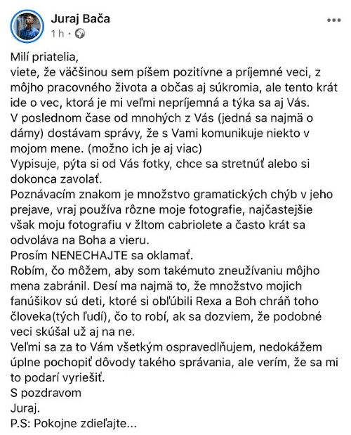 Zneužili jeho identitu: Slovenský herec na internete ...