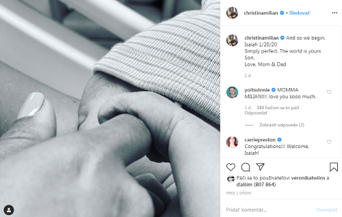 Christina Milian sa stala dvojnásobnou mamou. 