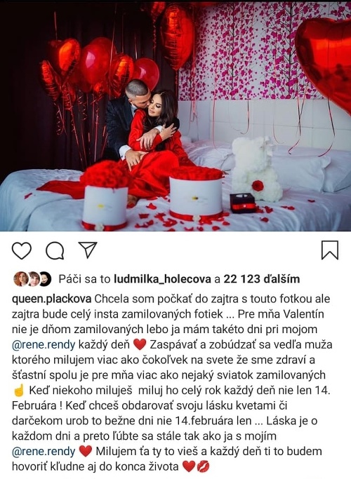 Zuzana Plačková má jasný odkaz - ľúbiť sa treba každý deň, nielen na Valentína.