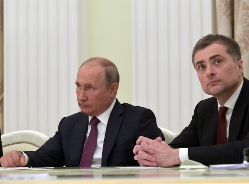 Vladimir Putin a Vladislav Surkov