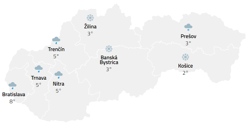 Na Slovensku výdatne sneží,