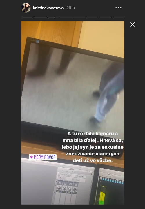 Kristína Kövešová zažila ďalší nepríjemný útok.