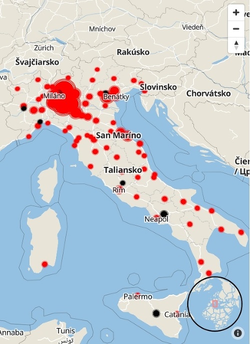 Koronavírus v Taliansku