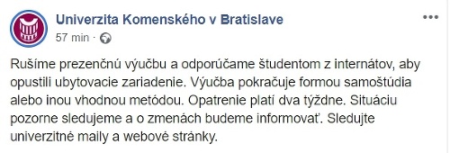ONLINE Koronavírus na Slovensku:
