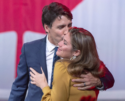 Manželka premiéra Trudeaua má