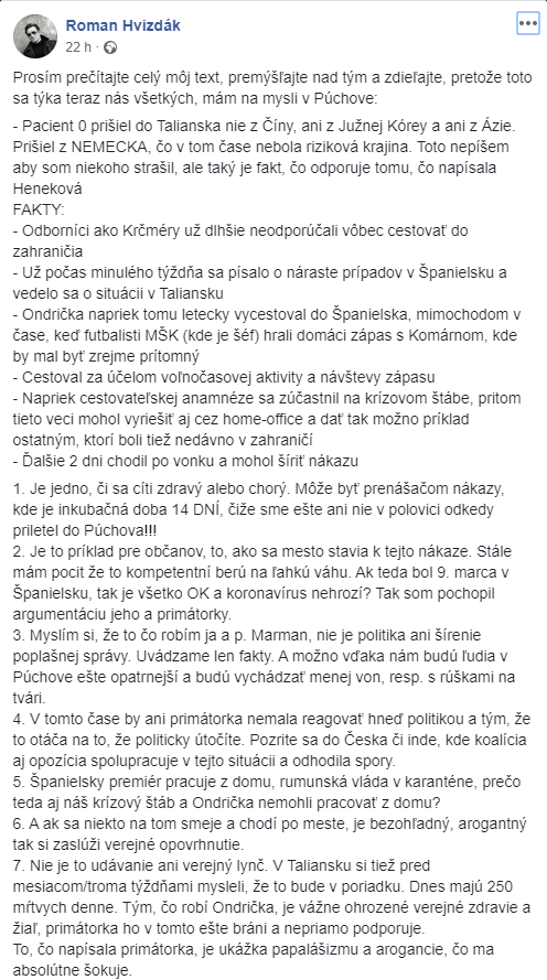 Koronavirus Online Na Slovensku Vyhlasili Nudzovy Stav Dnes Pribudlo 11 Pripadov Su Z Roznych Miest Galeria Topky Sk