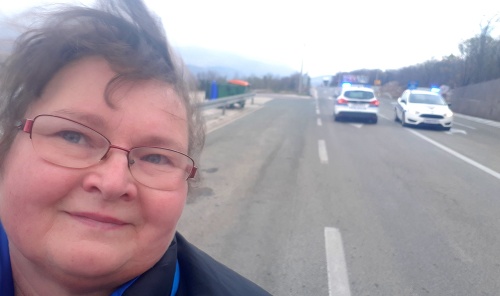 Miriam Pribanič na hranici Rijeky zastavila policajná zátarasa. 