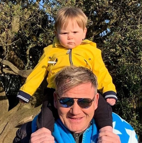 Gordon Ramsay s najmladším synom Oscarom