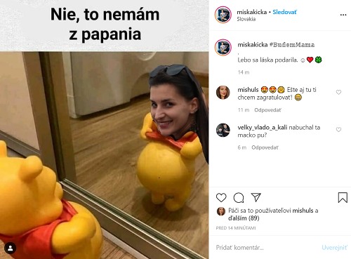 Spíkerka Michaela Kicková sa po záplave otázok priznala aj na svojom Instagrame.