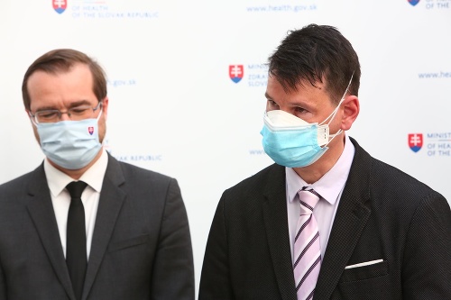 Marek Krajčí a Michal Palkovič z Úradu pre dohľad nad zdravotnou starostlivosťou