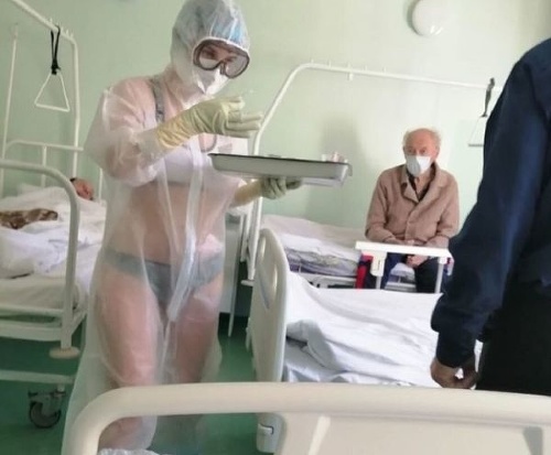 FOTO Sestrička šokovala korona-pacientov: