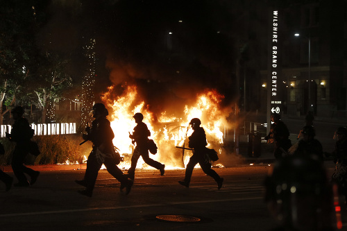 Protesty v Los Angeles