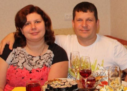 Marina Balmasheva s exmanželom Alexejom počas ich manželstva