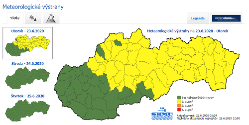 Počasie potrápi Slovensko aj