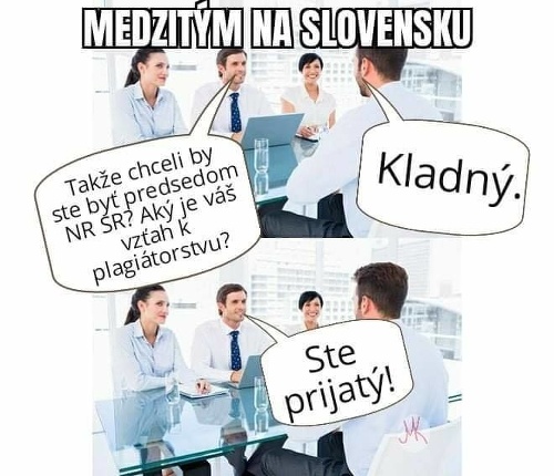 Slovensko sa vysmieva z