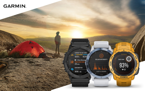 Garmin pridáva technológiu solárneho