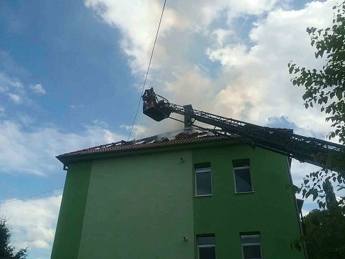 Požiar bytu v Zemianskych