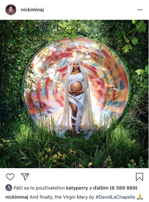 Nicki Minaj oznámila svetu, že je tehotná.