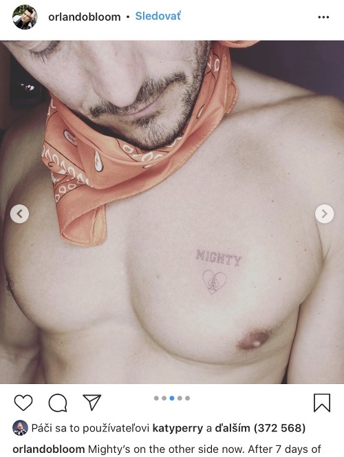 Na počesť svojho parťáka si dal herec urobiť nové tetovanie. 