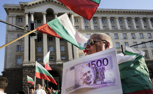Protivládne protesty v Bulharsku