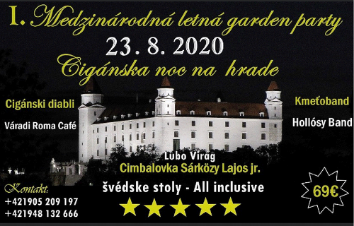 Jedinečná letná garden party