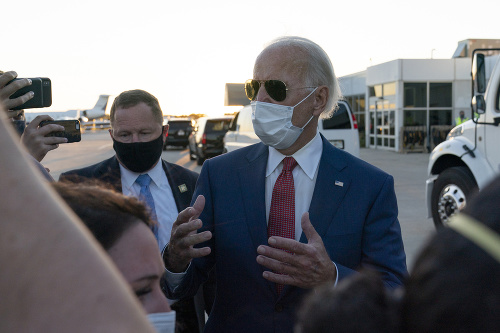 Joe Biden na návšteve