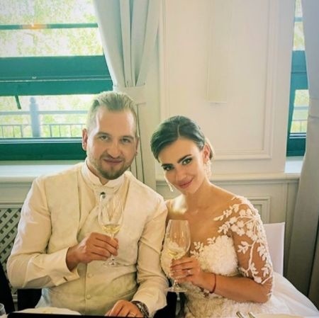 Samuel Tomeček s manželkou Sophie