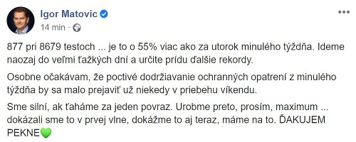 KORONAVÍRUS Nový rekord: Pribudlo