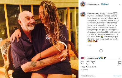 Sean Connery s milovanou vnučkou. 