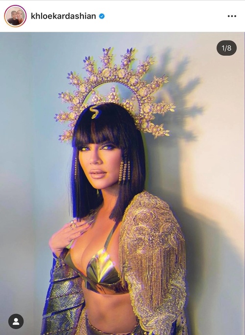 Khloé Kardashian v korune od Aničky Škardovej