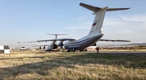 Ruské lietadlá pristáli v