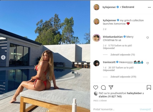 Kylie Jenner vystavila na obdiv svoje krivky. 