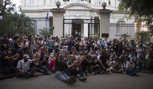 Protest umelcov na Kube